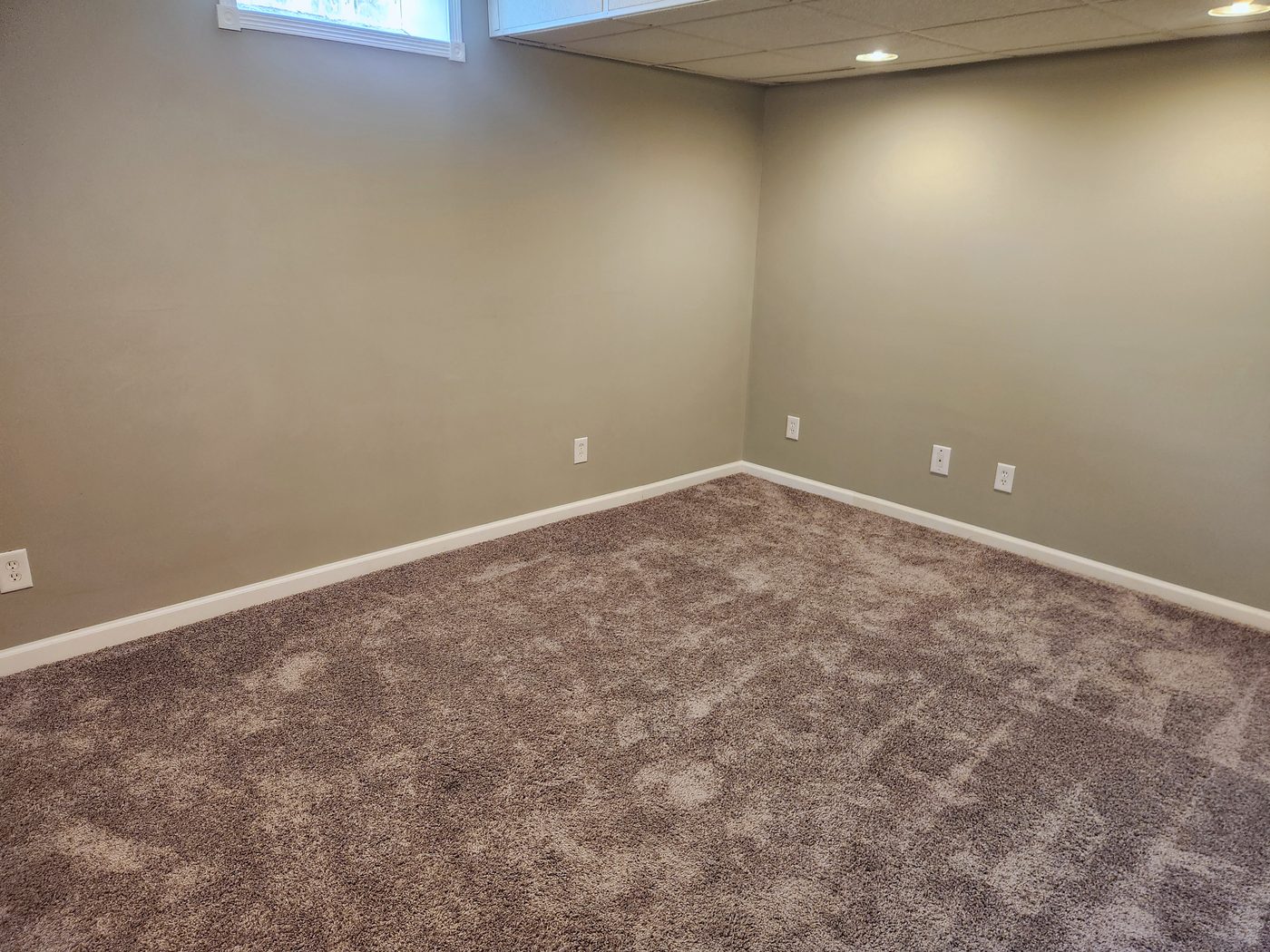 Finished basement bonus room